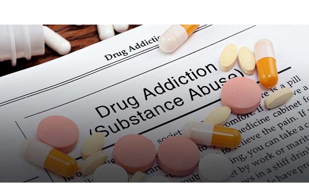 Drug De Addiction kokain-trang til stofsøgningsadfærd