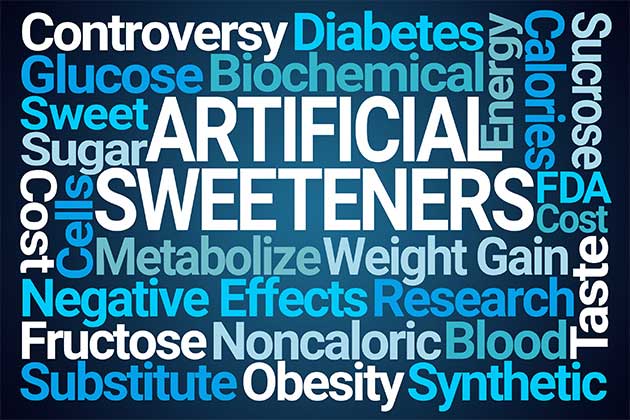 Endulzantes artificiales azúcar diabetes obesidad