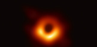 allereerste foto van een zwart gat