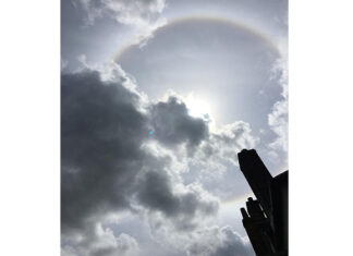 Circular Solar Halo Circular solar halo optical phenomenon