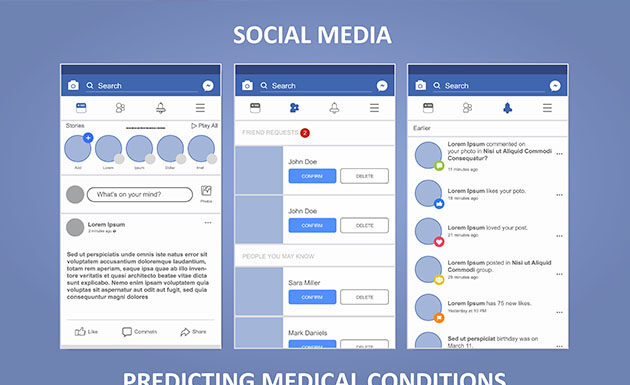 Prédiction des conditions médicales post-médias sociaux