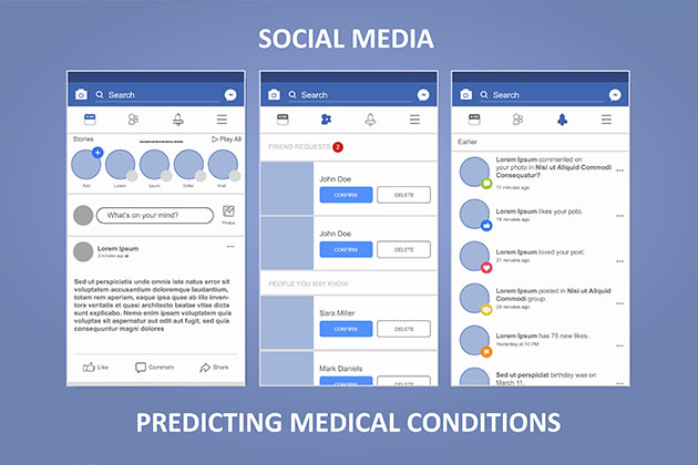 Vorhersage von Gesundheitszuständen in sozialen Medien