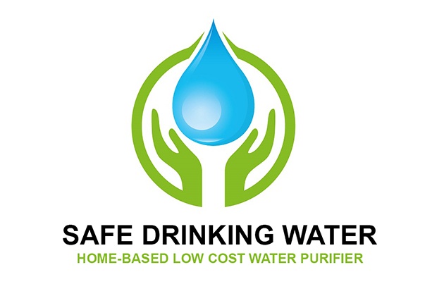 Veilig drinkwaterzuiveringssysteem draagbaar op zonne-energie