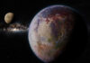 Nouvelle exoplanète du système solaire lunaire découverte d'Exomoon