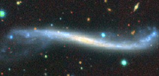 voie lactée warp maison galaxie sloan