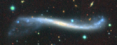 voie lactée warp maison galaxie sloan