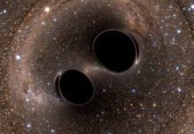 Black-hole fúzje: de earste deteksje fan meardere ringdownfrekwinsjes Black-hole fúzje: de earste deteksje fan meardere ringdownfrekwinsjes