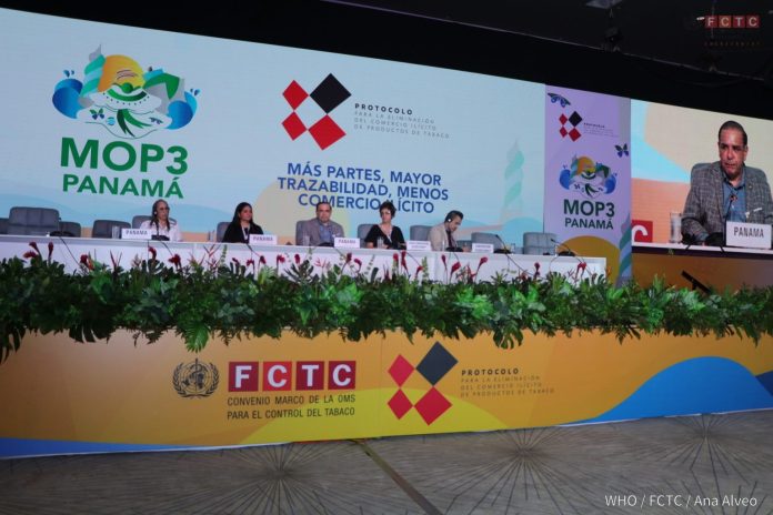 MOP3-istunto laittoman tupakkakaupan torjumiseksi päättyy Panaman julistukseen