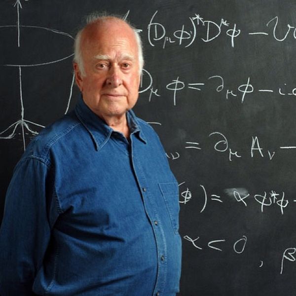 Professori Peter Higgsin muisto Higgsin bosonin kuuluisuudesta